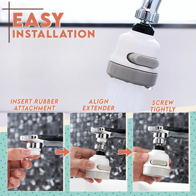 MCOIKY® 360° Rotate Faucet Nozzle